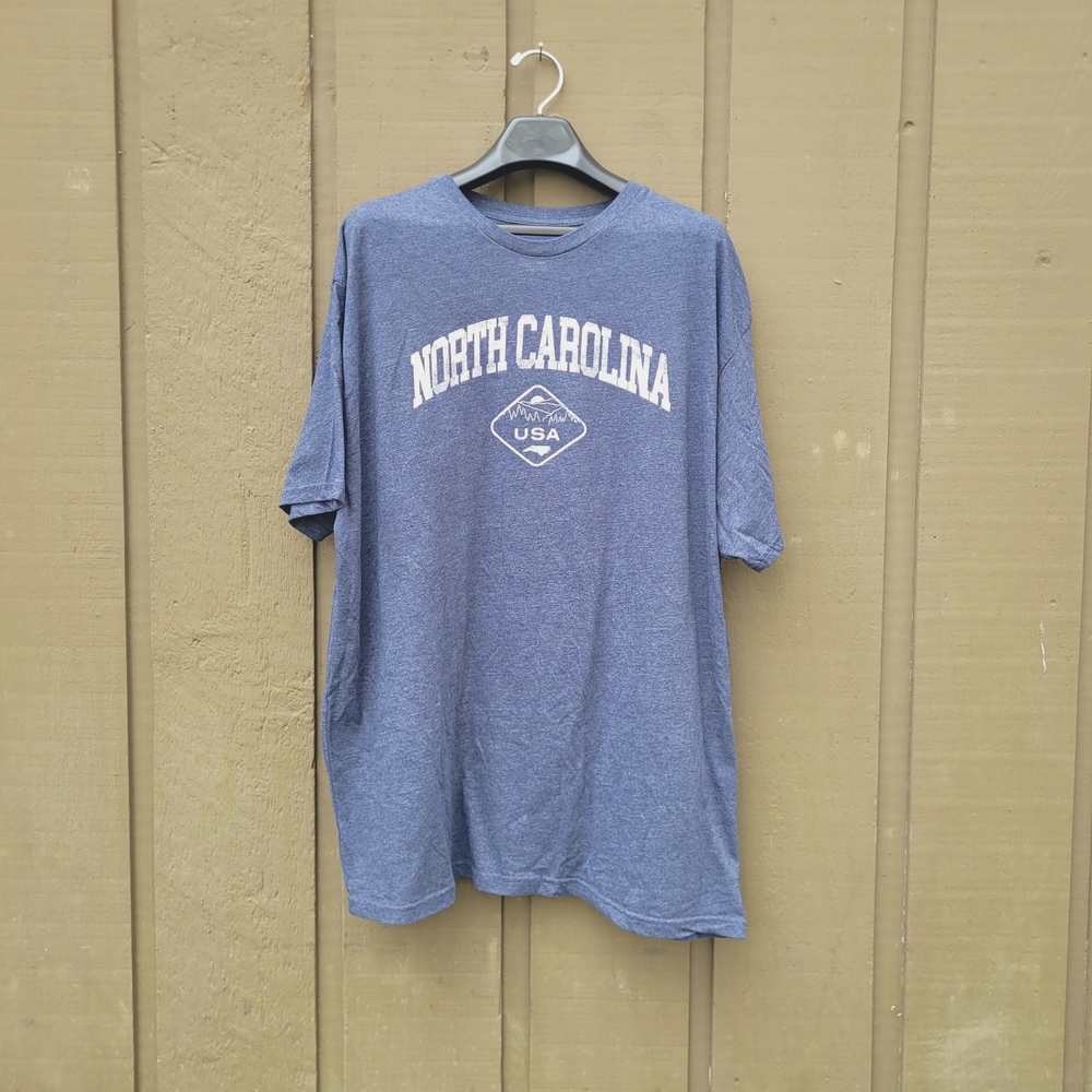 North Carolina USA Men's Heather Blue Tee